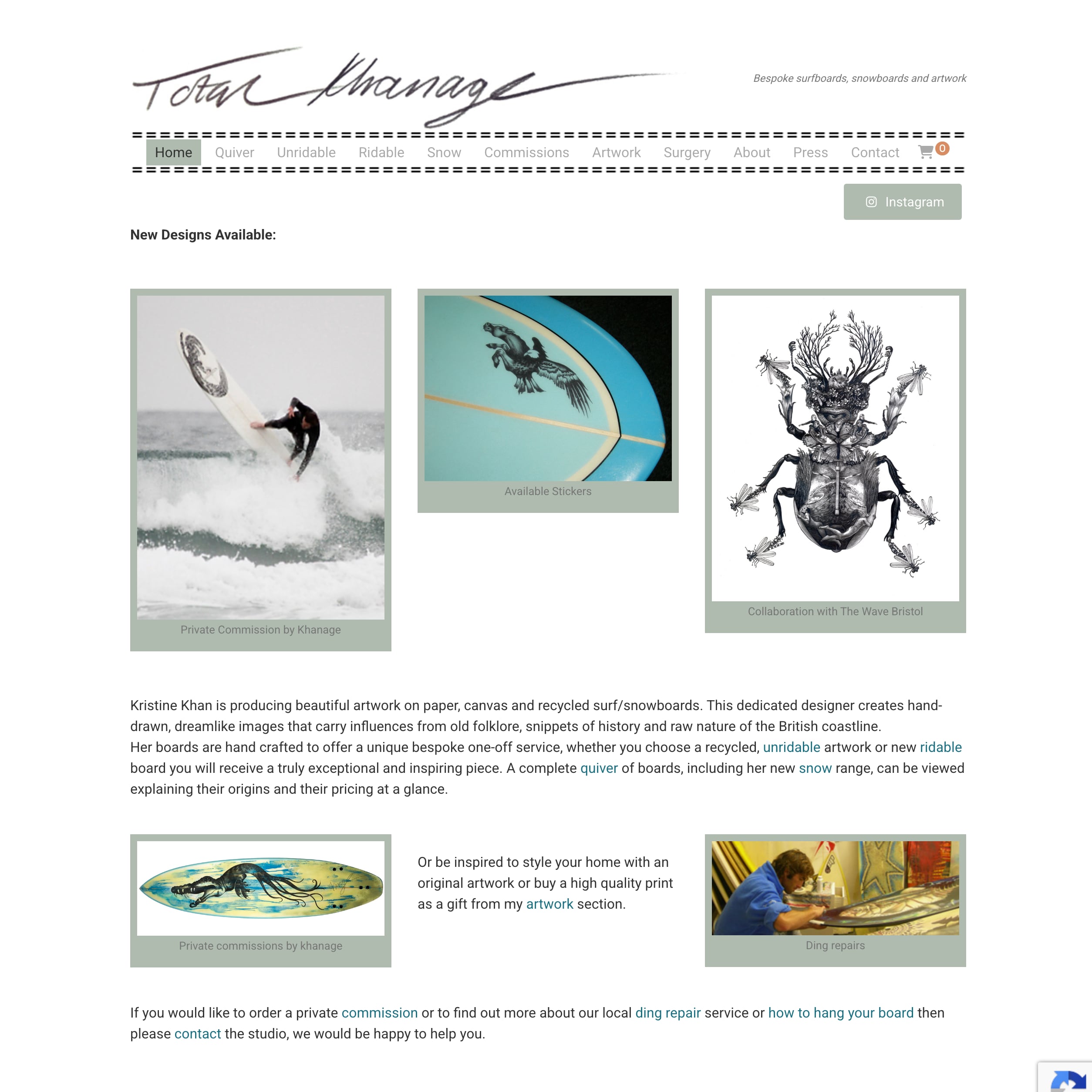 total khanage surfboards